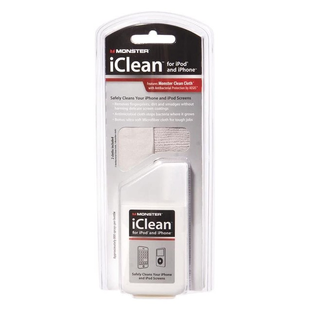 Monster Cleaner Monster iClean Screen Cleaner Kit for Mobile Devices, Monitors & TVs ...