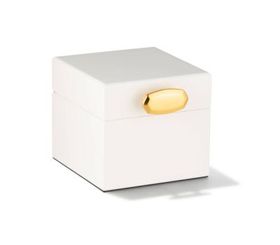 Kendra Scott Small Jewelry Box - White: Wood Storage for Accessories