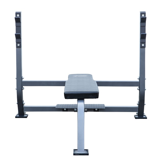 Spot Bench Akonza Olympic Bench Press Spotter Stand Fitness Exercise Flat Bench ...