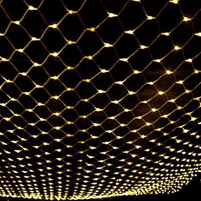 1.5 X 1.5M 96LED Indoor/ Outdoor Waterproof LED Net Mesh String Light ...