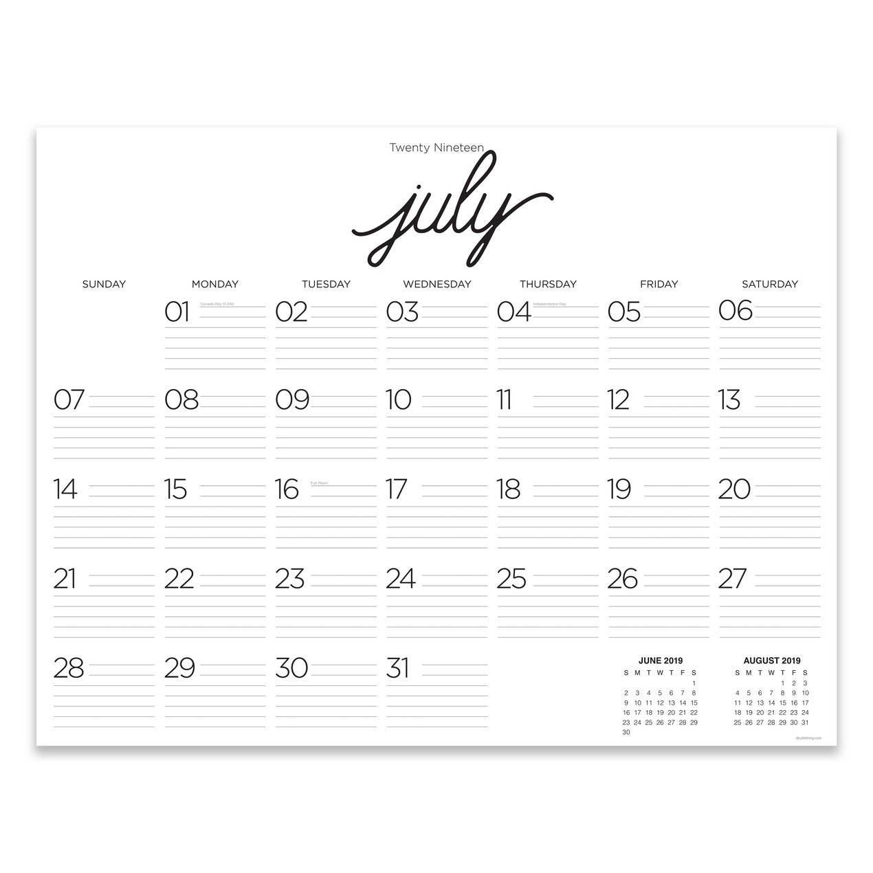 July 2019 June 2020 Farmhouse Calligraphy Large Desk Pad Monthly july-2019-june-2020-farmhouse-calligraphy-large-desk-pad-monthly