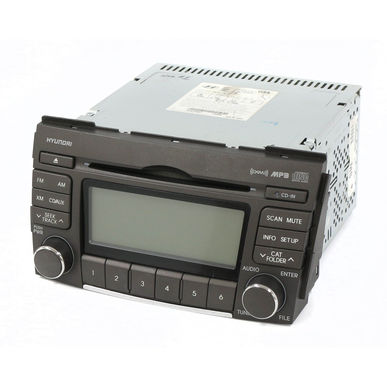 2009-2010 Hyundai Sonata AM FM XM Radio mp3 CD 96185-3K100 9611P6 - Tanga