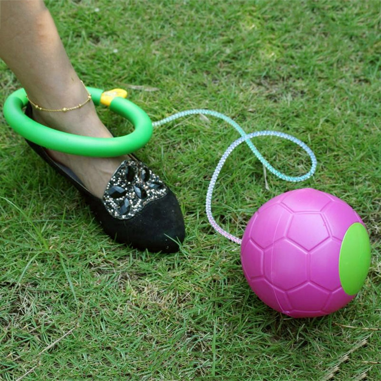 Kids Ankle Skip Ball Hop Jumping Playground Exercise Toy Game Tanga