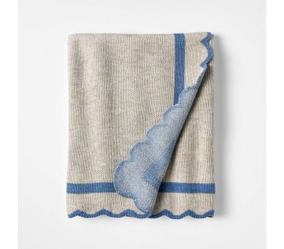 Scalloped Edge Throw - Threshold designed with Studio McGee