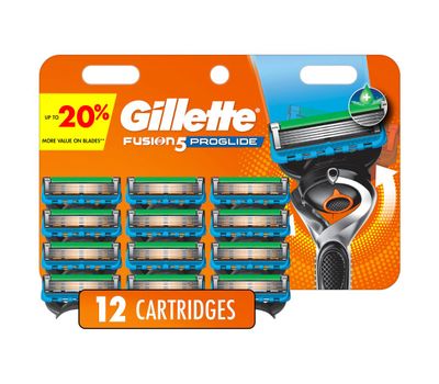 Gillette Fusion5 ProGlide Men's 5-Blade Razor Refills - 12ct