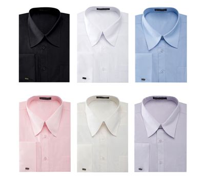 Men's French Cuff Pat Riley Collar Dress Shirt - Tanga