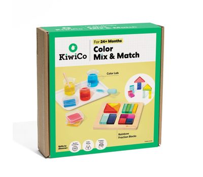 10pc KiwiCo Activity Play Center 24m+ Toddler / Preschool Color Mix & Match
