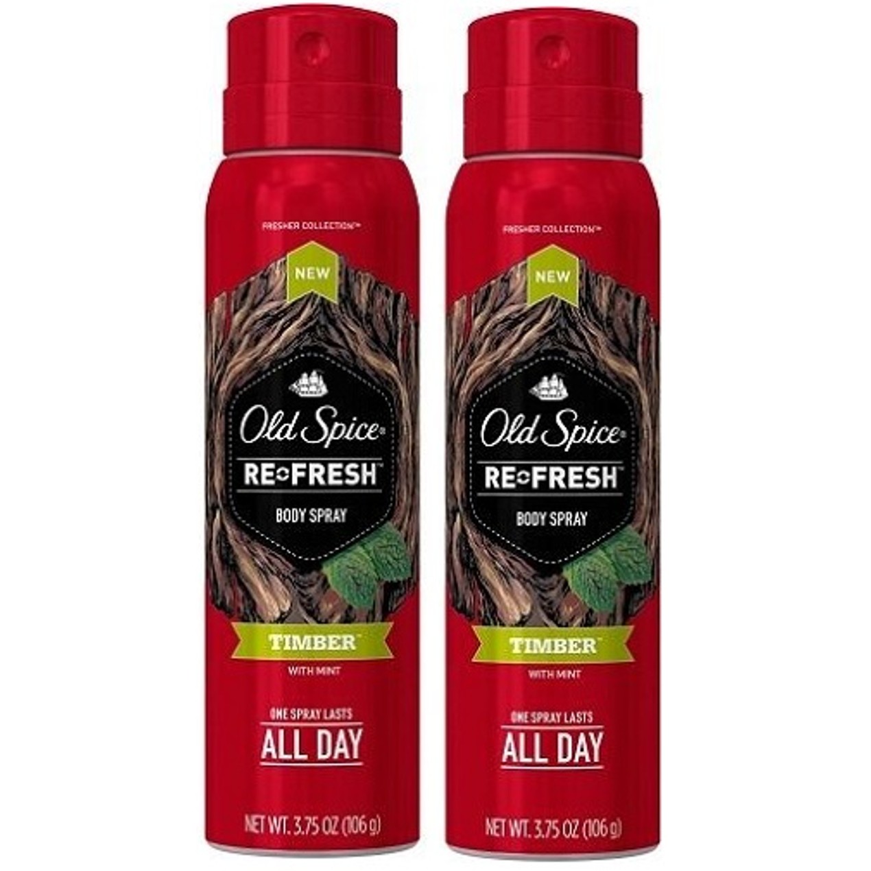 Old Spice Fresh Collection Refresh Timber Body Spray 2 Bottle Pack Tanga Old Spice Fresh Collection Refresh Timber Body Spray 2 Bottle Pack Tanga