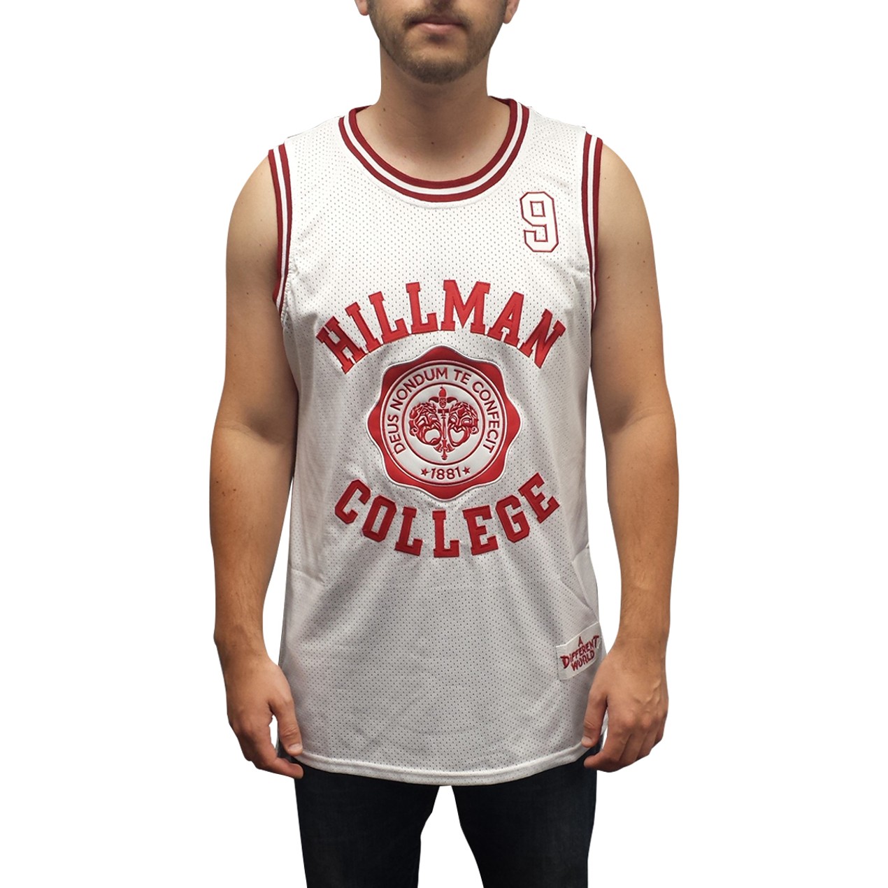 Dwayne Wayne 9 Hillman White Basketball Jersey Tanga
