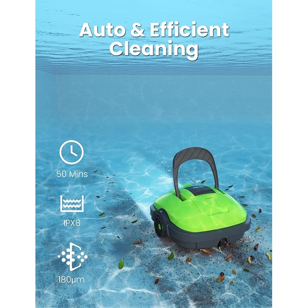 WYBOT Osprey 200 Cordless Robotic Pool Cleaner WY1102 - GREEN - Tanga