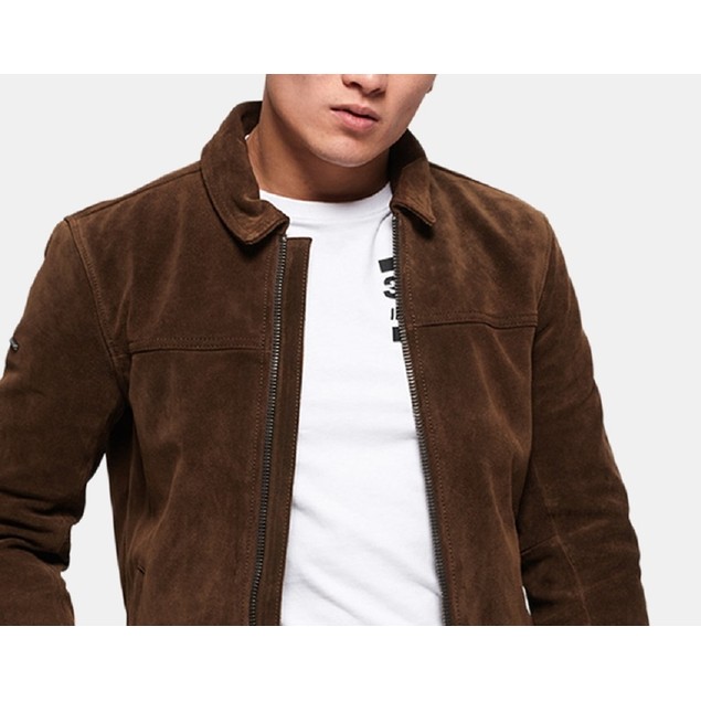 Superdry curtis 2025 suede jacket