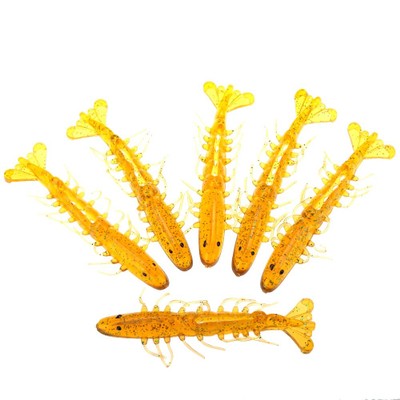 Soft Plastic Shrimp Fishing Lure Luminous Glow In The Dark Saltwater - Foto 4