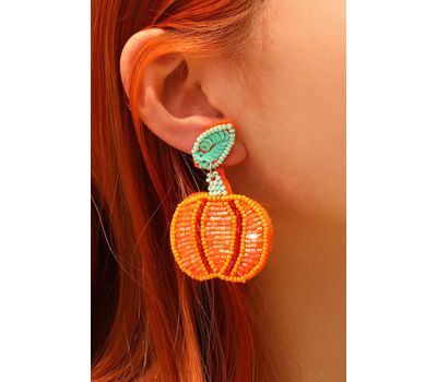 Halloween Pumpkin Earrings