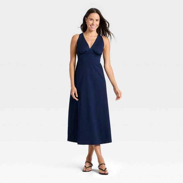a new day maxi dress Women's Knit Maxi Dress - A New Day Red M