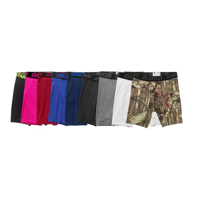 5-Pack Starter Men's Compression Boxer Briefs - Tanga