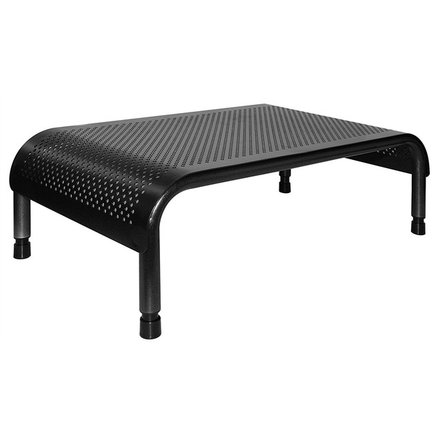 METAL MONITOR STAND WITH MICRO ADJUSTED LEGS RISER WITH 3 LEVELS OF ...