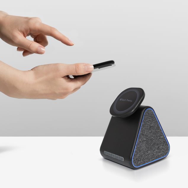 FlowCharge Wireless Speaker & Wireless Charger - Tanga