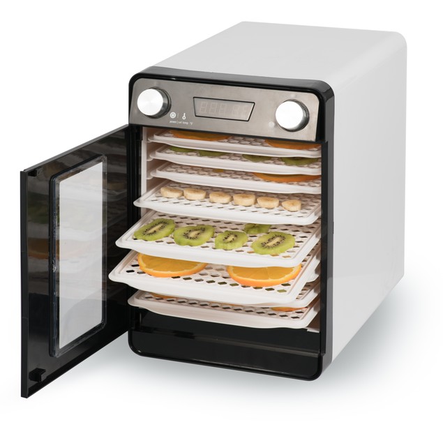 Della 9 Tray Food Fruit Jerky Dryer Drying Racks & Timer Dehydrator ...