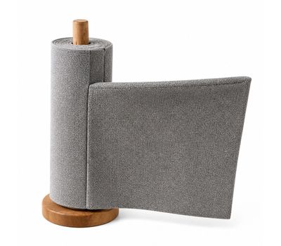 30‑Count Gray Tear‑Away Cleaning Cloth Roll, Disposable Household Kitchen Wipes for Multi‑Surface Cleaning