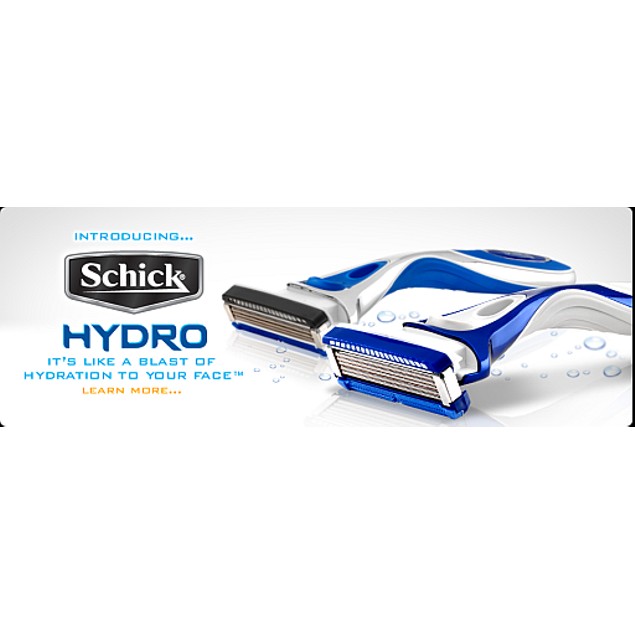 Schick Hydro 3 Razor Handle with 5 Refill Blades - Tanga
