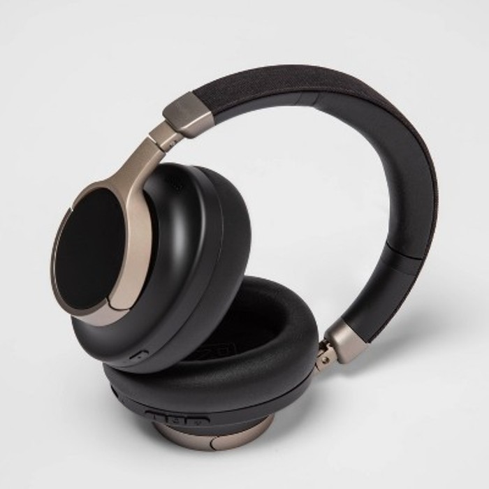 Heyday Active Noise Cancelling OverEar Headphones Black/Gold Tanga