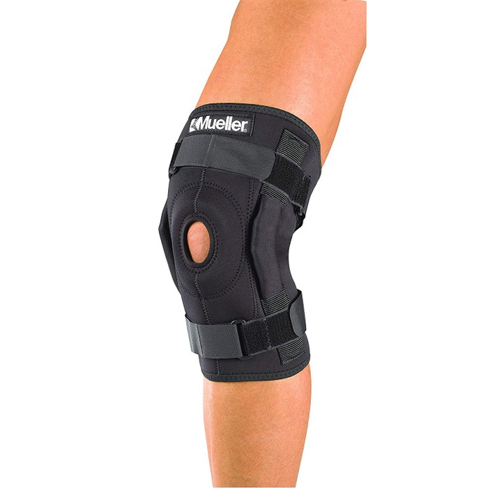 Rom Hinge Ossur Rebound ROM Hinge Short Wraparound Knee Brace, X-Small, Black - Tanga