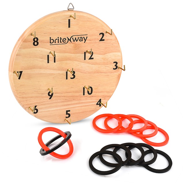 Hook & Ring Toss Game For Kids & Adults - Perfect Outdoor Fun Game - Tanga