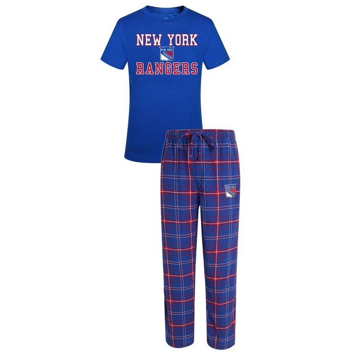 Men's New York Rangers NY Pajama Pants and T-Shirt Sleepwear Set - Tanga