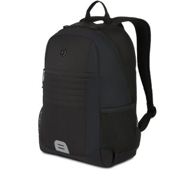 SwissGear Intro Laptop Backpack, Black, 17.5"x12"x6"