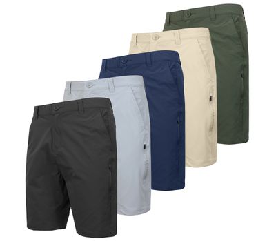 3-Pack Assorted Men's 6 Pocket All Motion Stretch Utility Golf Shorts (Sizes 32–42)