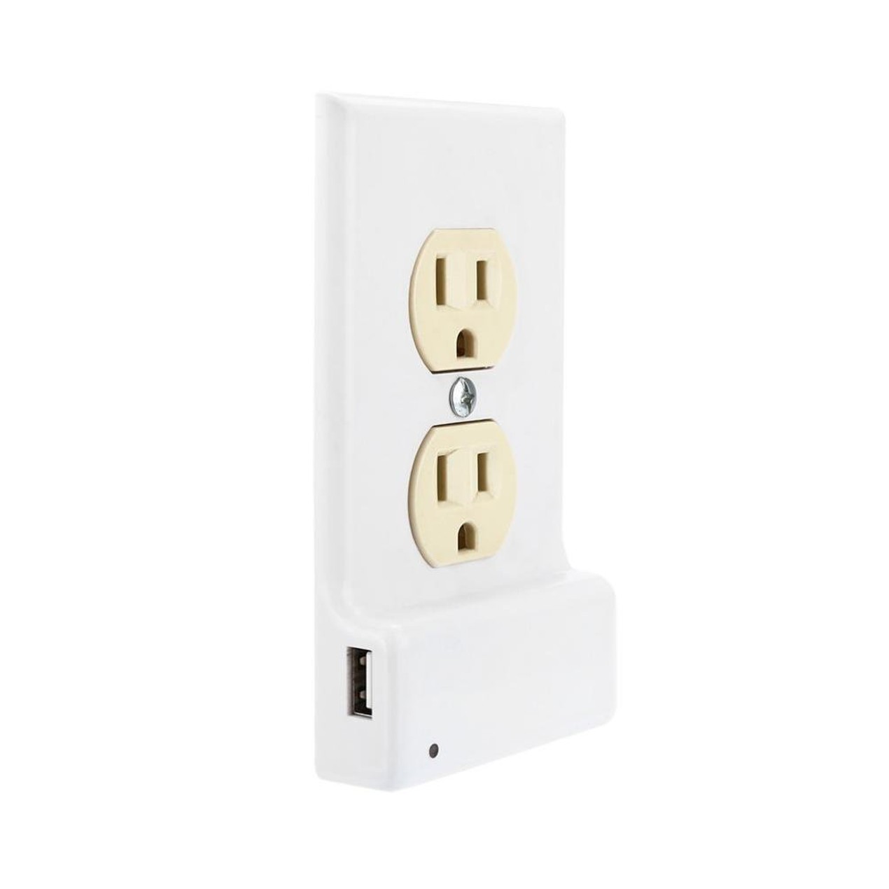 2-Pack Outlet Cover with USB Port and Built-In LED Light - BelleChic