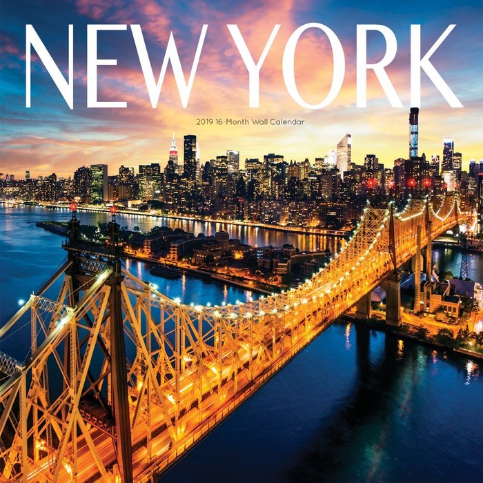 New York City Wall Calendar, by BrownTrout Tanga