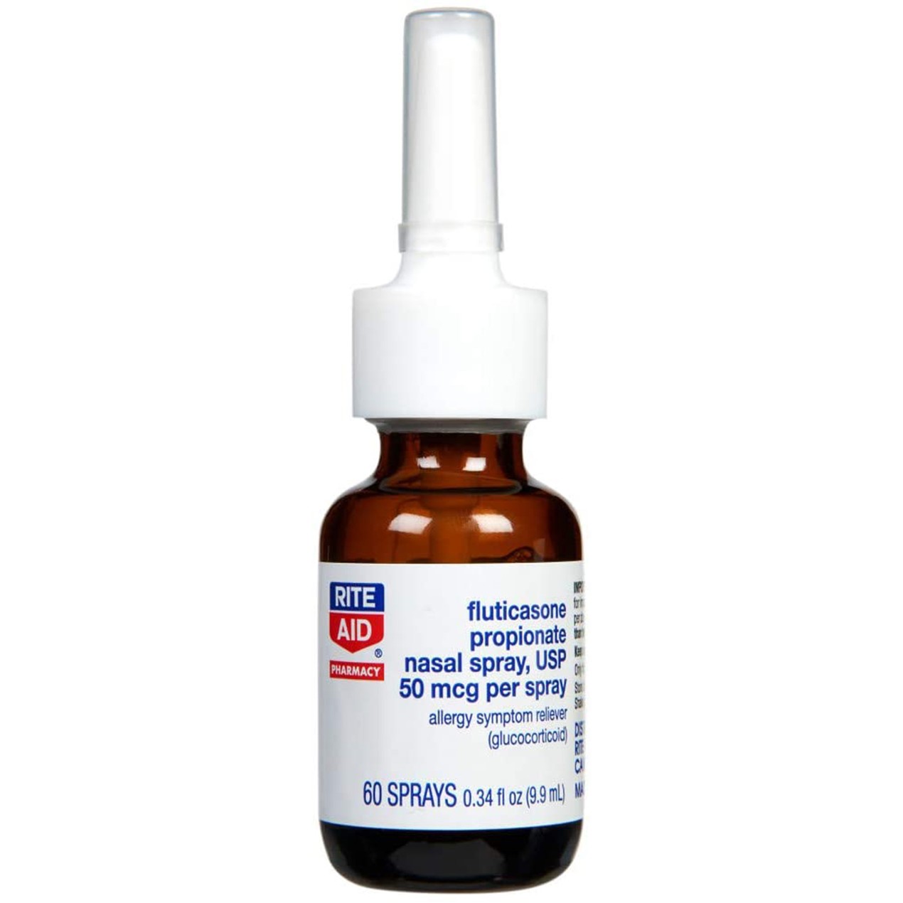 Rite Aid Fluticasone Propionate Allergy Nasal Spray, 50 Mcg, 60 Metered ...