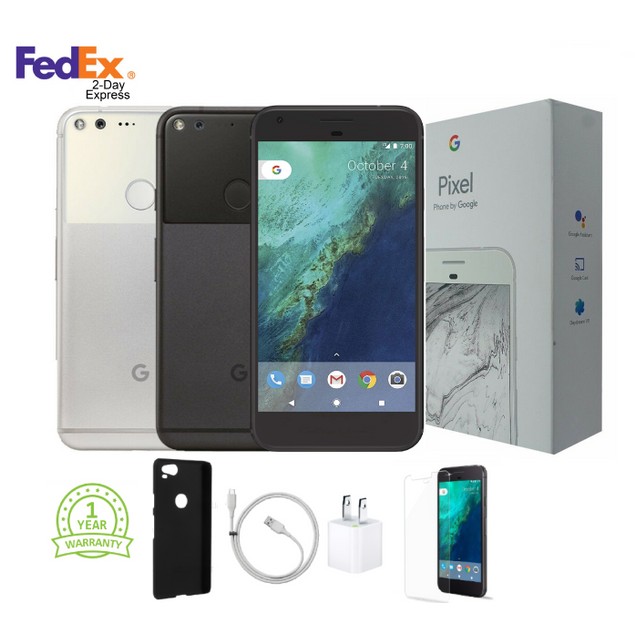 Google Pixel 1st Gen 32GB Quite Black Unlocked Bundle - Tanga