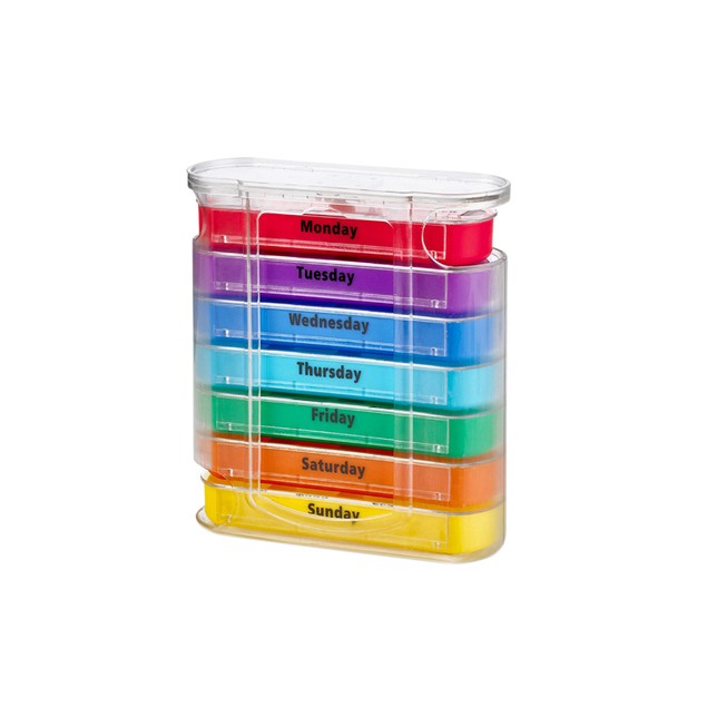 7 Day Stackable Pill Box Dispenser - Tanga