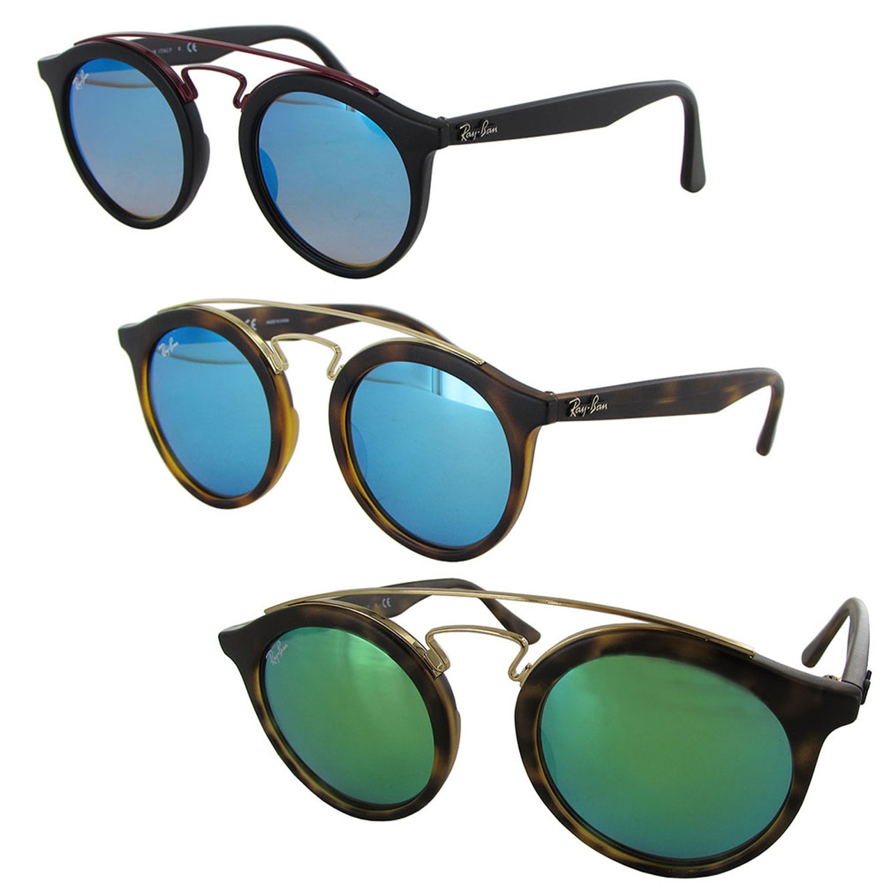 Ray Ban Mens Rb4256 Gatsby I Round Designer Sunglasses Tanga Ray Ban Mens Rb4256 Gatsby I Round Designer Sunglasses Tanga