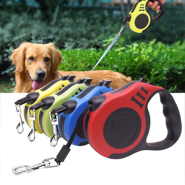 Extendable Leash Durable Automatic Retractable Nylon Extendable Dog Leash - Tanga