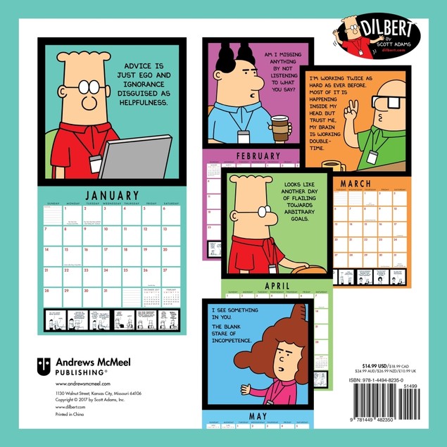 Dilbert Wall Calendar, by ANDREW Tanga