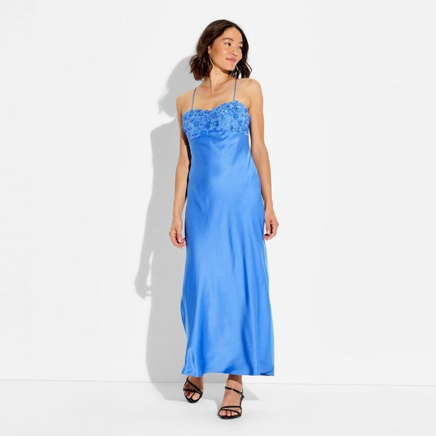 wild fable satin dress Women's Satin Mini Sheath Dress