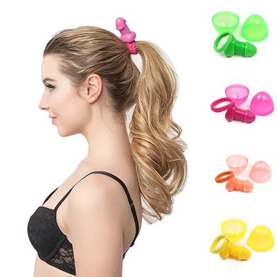 Creative Roomfun Sex Penis Hair Band Rope Toys Ponytail Holder Hairband - Tanga Creative Roomfun Sex Penis Hair Band Rope Toys Ponytail Holder Hairband - Tanga
