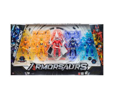 Armorsaurs Pilot Action Figure 3.75" Exclusive 5-Pack Poseable Figure with