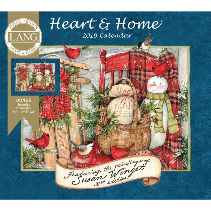 Heart & Home Special Edition Wall Calendar, Susan Winget by Calendars
