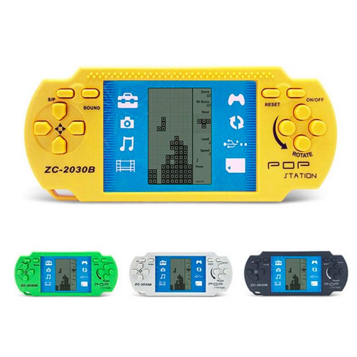 POP Electronic Handheld Classic Video Game Console-All Colors - Tanga