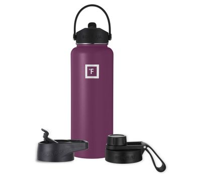 IRON °FLASK 40 oz Wide Mouth Water Bottle with Straw