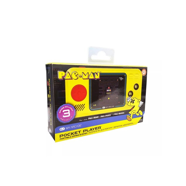 My Arcade Retro Pocket Player Pac-Man Handheld Gaming Console, Yellow ...