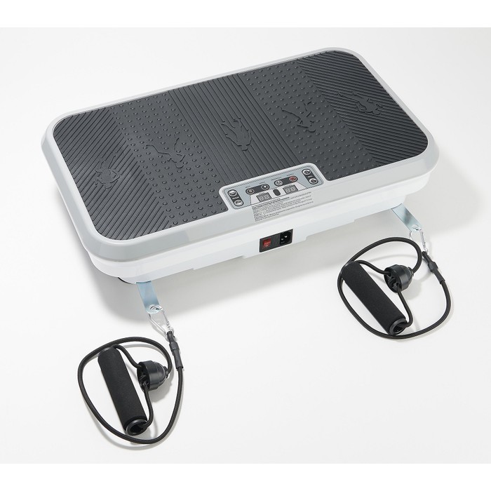 PowerFit Elite Vibration Platform with Exercise Bands & Mat - Tanga