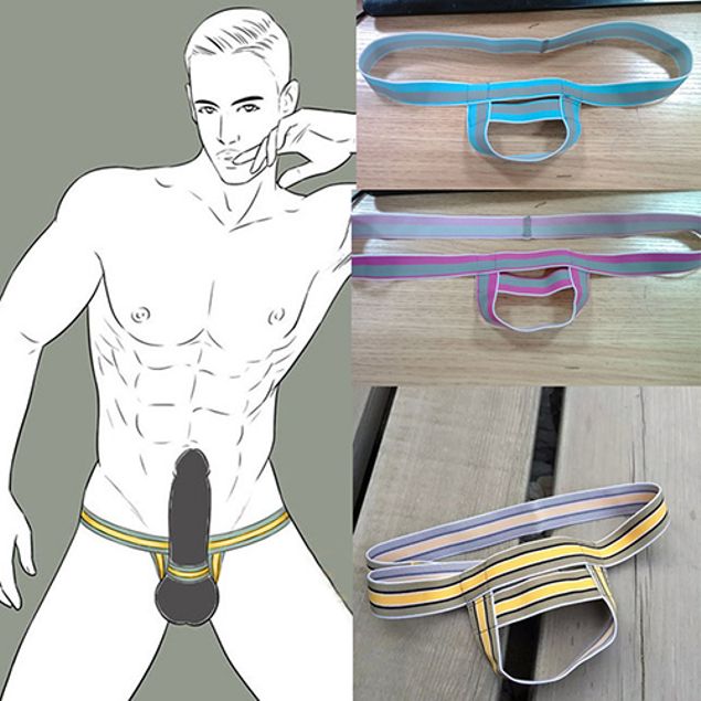 Men Briefs Underwear Open Crotch Cockring Cock Care G-String Thong Sex Toy - Tanga Men Briefs Underwear Open Crotch Cockring Cock Care G-String Thong Sex Toy - Tanga