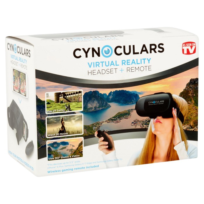 Hype ATVCYNO Cynoculars Virtual Reality Headset & Remote, Black Tanga