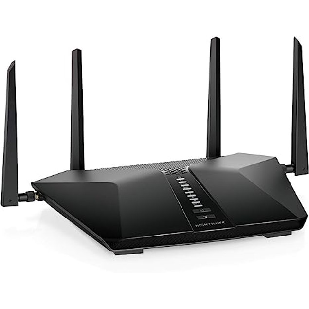 Netgear Nighthawk AX6 6-Stream AX4300 WiFi 6 Router RAX45-100NAS - BLACK