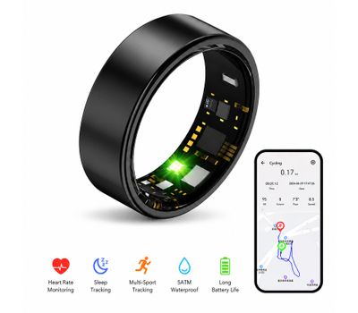 Smart Ring AI Fitness & Sleep Tracker – Waterproof Activity Monitor for iOS & Android